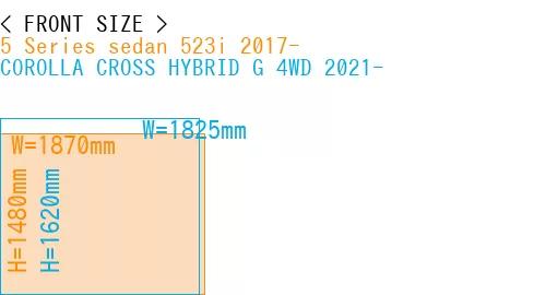 #5 Series sedan 523i 2017- + COROLLA CROSS HYBRID G 4WD 2021-